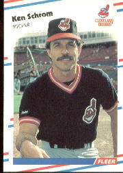 1988 Fleer Baseball Cards      614     Ken Schrom